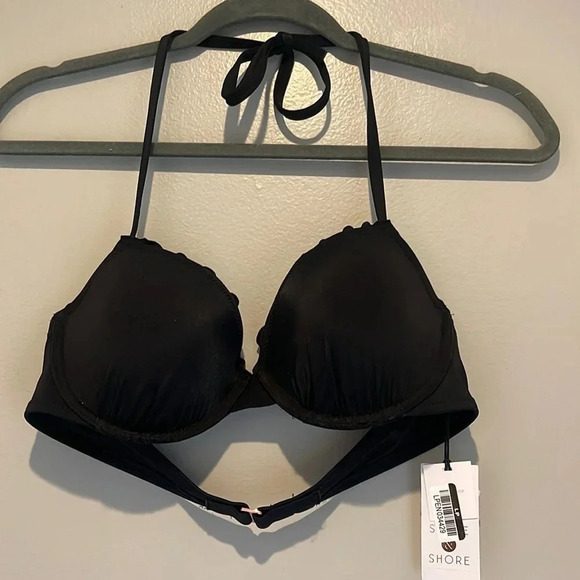 Shade & Shore bikini top black 36B - Picture 1 of 5